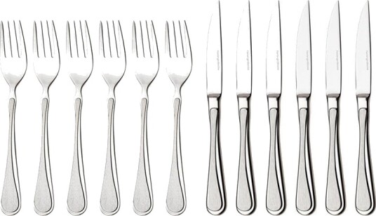 Hardanger Bestikk Carina biffbestikk 12 deler rustfritt stål Hardanger Bestikk Carina biffbestikk 12 deler rustfritt stål