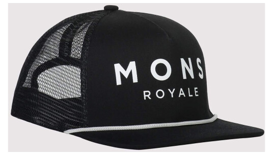 Mons Royale The ACL Trucker Cap Black Mons Royale The ACL Trucker Cap Black