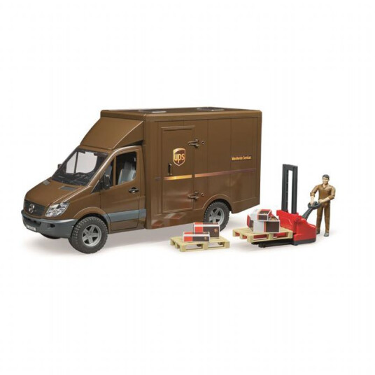 Bruder Mercedes Sprinter Ups Bil Med Sjåfør Bruder Vehicles 2678