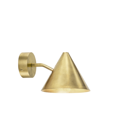 Örsjö Tratten Mini Vegglampe Messing