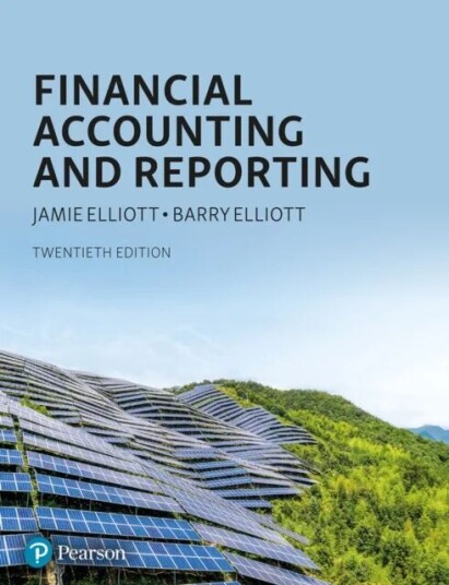 Financial Accounting And Reporting Av Barry Elliott, Jamie Elliott