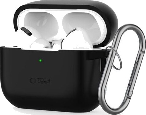 Tech Protect Silicone Hook Case for Apple AirPods Pro 1/2 Black