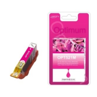 Optimum Blekkpatron - magenta CLI-521, 530 sider OPT521M