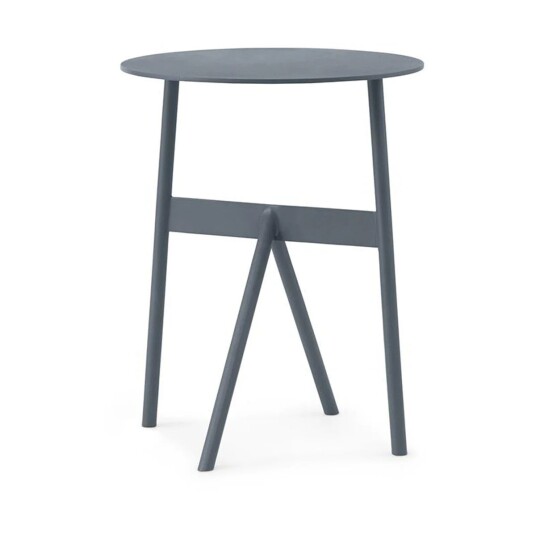 Normann Copenhagen Stock Table sidebord Ø 37 cm H: 46 cm Steel Blue