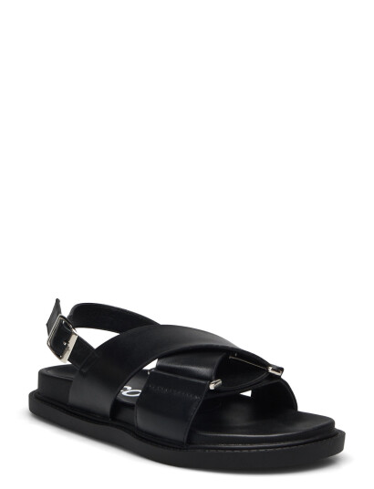 Bianco Biaoslo Cross Sandal Faux Leather - Black - 39 Bianco Biaoslo Cross Sandal Faux Leather - Black - 39