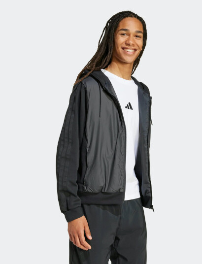 adidas Sportswear Ess 3S In Hyb J - Black - M adidas Sportswear Ess 3S In Hyb J - Black - M