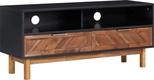 TV benk 100x35x45 cm heltre akasie og MDF TV benk 100x35x45 cm heltre akasie og MDF