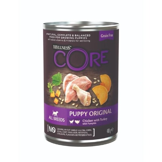 CORE 95% Puppy Våtfôr med Kylling og Kalkun 6 x 400 g