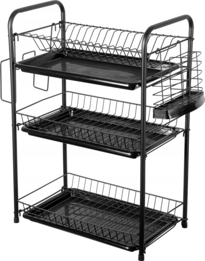 Brunbeste Tørke-/Avdryppstativ 3-Nivå 48 X 24 X 52 Cm Brunbeste Bb-3413