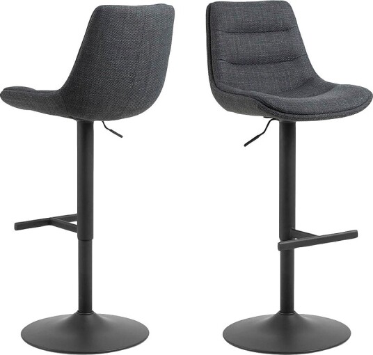 AC Design Furniture Adisa barkrakk 2 pakning Grå AC Design Furniture Adisa barkrakk 2 pakning Grå