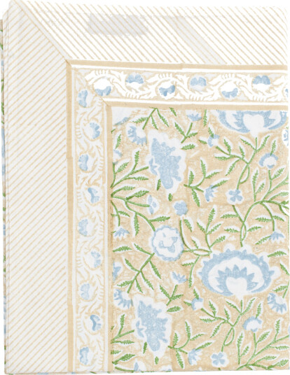 Mathilde duk 170x270 cm beige blå grønn Mathilde duk 170x270 cm beige blå grønn