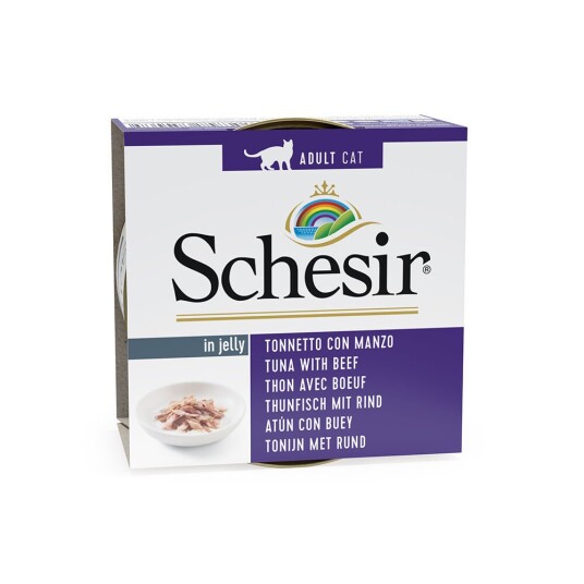 Schesir I Gelé 6 X 85 G Tunfisk Med Oksefilet
