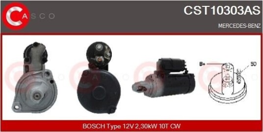 CASCO CST10303AS Starter CASCO CST10303AS Starter