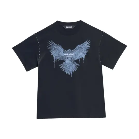 Just Cavalli Herre Topper Svart L,