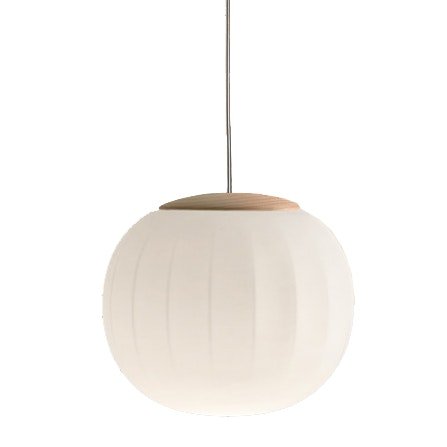 Lita Pendel 30 cm Ask / Opalglass