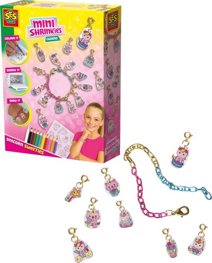SES Creative Shrink FilMini Shrinkies Charms Unicorn Sweeties Multi/patterned ONE SIZE SES Creative Shrink FilMini Shrinkies Charms Unicorn Sweeties Multi/patterned ONE SIZE