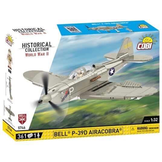 Cobi Historical Wwii Byggesett 361 Deler Bell P-39d Airacobra