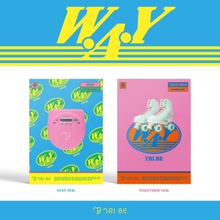 Tri.Be W.A.Y Random Cover 92pg Photobook, 8pg Bonus Book, Tag, 2 X Film Photo, 2 X Photo Cards + Folded CD Tri.Be W.A.Y Random Cover 92pg Photobook, 8pg Bonus Book, Tag, 2 X Film Photo, 2 X Photo Cards + Folded CD