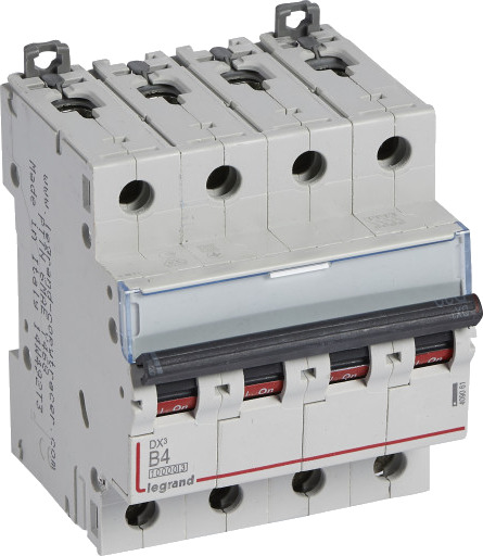 Legrand DX³ MCB automatsikring B4 4P 4M 10/16kA