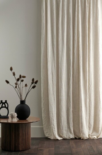 Ellos Home Gardin med multibånd Junie Wide ekstra bred 1 pakning Beige