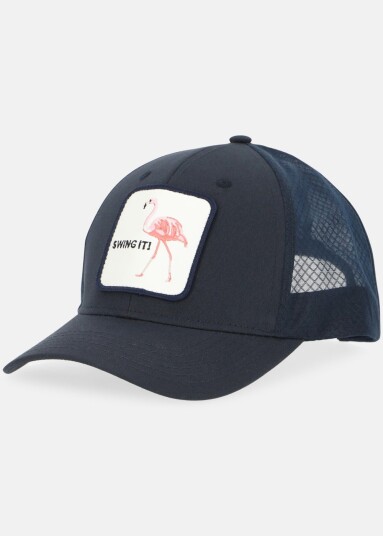 Blount & Pool Trucker Cap Dk. Navy Flamingo Onesize Treningstilbehør Blount & Pool Trucker Cap Dk. Navy Flamingo Onesize Treningstilbehør