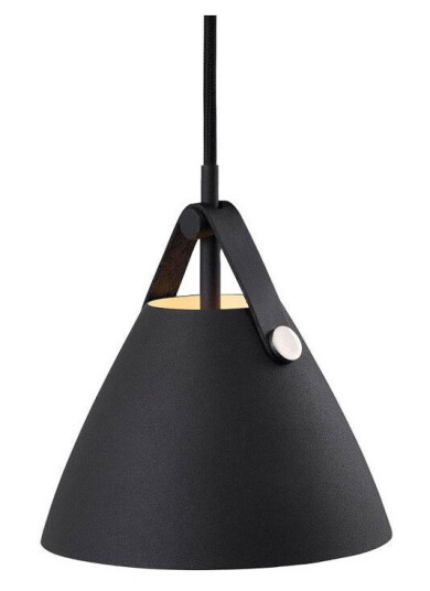 Design for the people - Strap 16 Pendellampe Sort DFTP