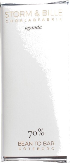 Storm & Bille 70 % Uganda Dark Chocolate 40g Storm & Bille 70 % Uganda Dark Chocolate 40g