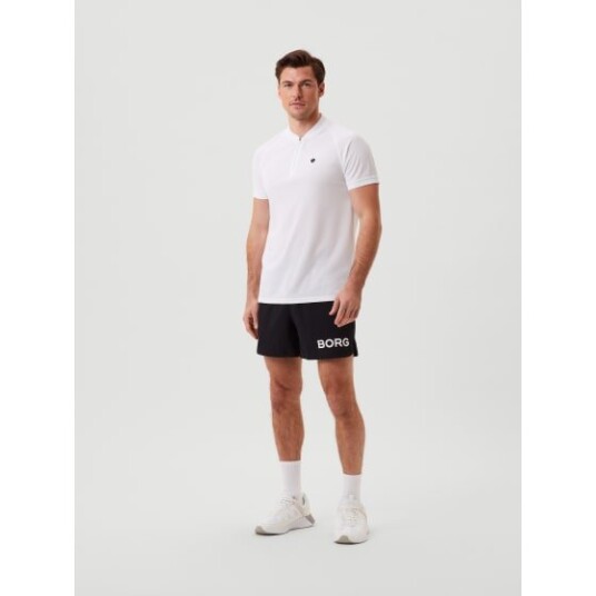 Björn Borg Ace Performance Zip Polo, Padel- og tennispique herre Björn Borg Ace Performance Zip Polo, Padel- og tennispique herre