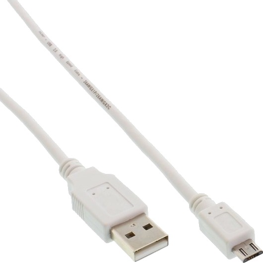 Inline 31718W 1,8 M Usb A Micro Usb B Usb 2.0 Hvid
