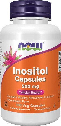NOW Inositol 500Mg 100 stk NOW Inositol 500Mg 100 stk