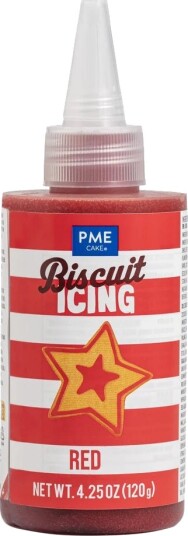 Pme Pepperkakeglasur  Rød 120g | Slikkepott.No