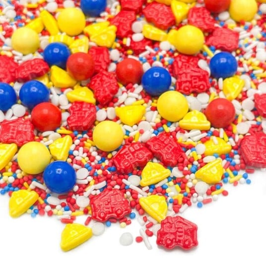 Happy Sprinkles Kakestrø Fire Heroes 90g 
