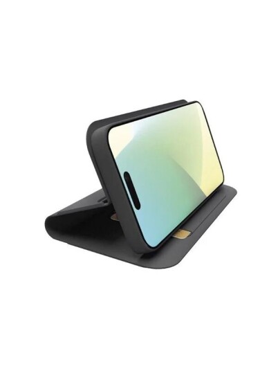 SBS Book style case with stand support and soft touch surface for iPhone 16
