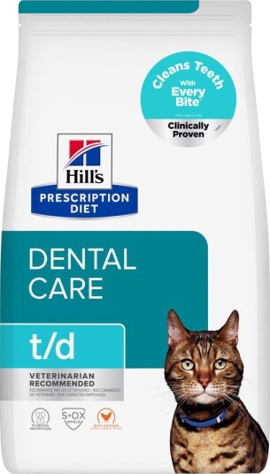 Hill'S Prescription Diet Tørrfôr T D Dental Care Med Kylling 8 kg Hill'S Prescription Diet Tørrfôr T D Dental Care Med Kylling 8 kg