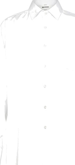Bettter Zipped Shirt WHITE L