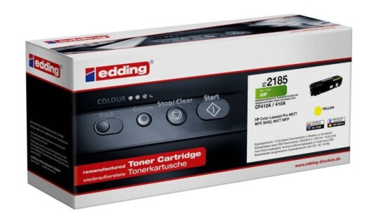 Edding Tonere Erstatter Hp 410A Cf412a Kompatibel Gul Edd-2185 18-2185 Edding Tonere Erstatter Hp 410A Cf412a Kompatibel Gul Edd-2185 18-2185