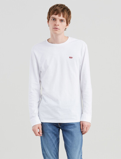 Levi"s® Ls Original Hm Tee Ls Cotton + - White - L
