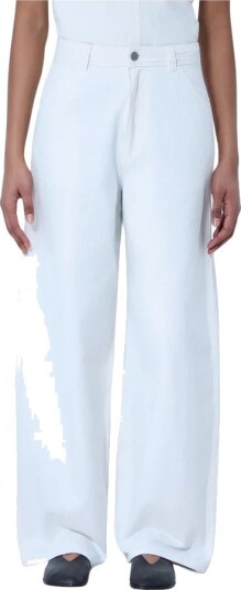 Lemaire Dame Jeans Hvit 3XS, Lemaire Dame Jeans Hvit 3XS,