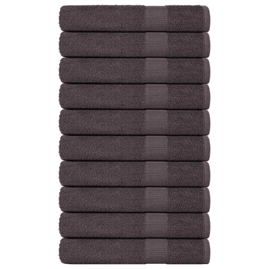 Badstuhåndklær FROGN 10 stk antrasitt 80x200 cm 360 gsm Badstuhåndklær FROGN 10 stk antrasitt 80x200 cm 360 gsm