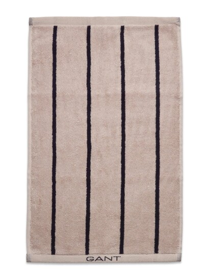 GANT Stripe Towel 30X50 Beige GANT PUTTY 30X50