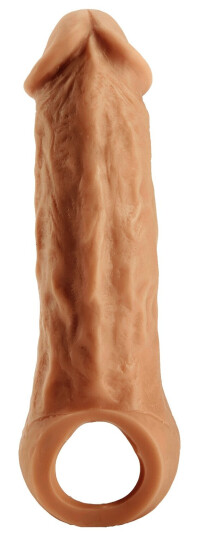 Vixen Creations Colossus Penis Sleeve 18 cm     - Lysebrun