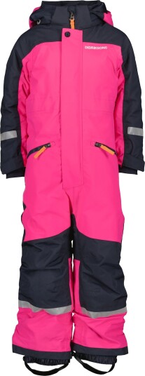 Didriksons Kids' Neptun Coverall 2 80, True Pink