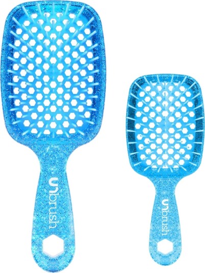 Unbrush Glitter Duo Set Sapphire Blue