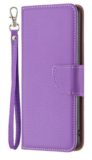 INCOVER Nothing Phone (1) Kunst Skinn Flip Deksel med Stropp og Kortholder - Lilla