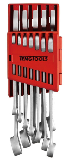 Teng Tools 12-delt U-ringnøkkelsett i Kromvanadium med Magnetholder Teng Tools 12-delt U-ringnøkkelsett i Kromvanadium med Magnetholder
