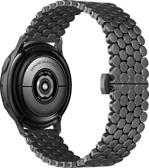 Beline Klokkereim 22mm Metal Honeycomb svart/svart boks Beline Klokkereim 22mm Metal Honeycomb svart/svart boks