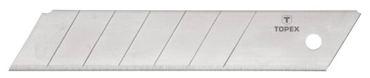 TOPEX 25mm Avbrekk Knivblader 5pk for Kniver og Verktøy TOPEX 25mm Avbrekk Knivblader 5pk for Kniver og Verktøy