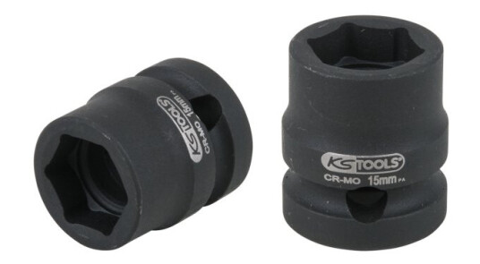 Ks Tools 515.0062, Støpselsett, 1/2", Metrisk, 15 Hoder, 15 Mm, Krom-Molybden-Stål