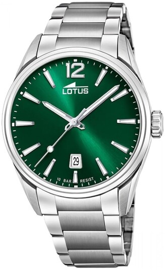 Lotus Herreklokke 18692/4 Chrono Grønn/Stål Ø42 mm