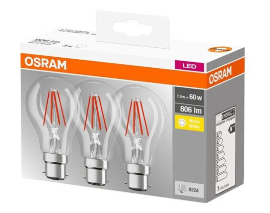 LEDVANCE LED-lyspære OSRAM BASE CLASSIC A E27 LEDVANCE LED-lyspære OSRAM BASE CLASSIC A E27
